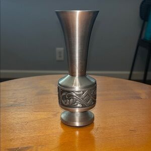 Selandia Pewter Rosemaling / Acanthus Elegant Silver Vase